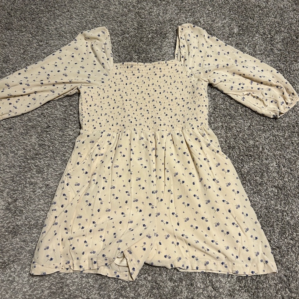 American Eagle long-sleeved floral romper